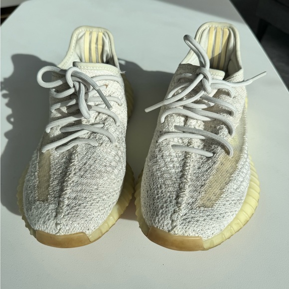 YEEZY BOOST 350 ECRU LIGHT MENS SZ 6 WOMEN SZ 8 GREAT CONDITION WITH ORDER INFO - Picture 4 of 9